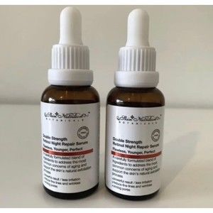 (2) Skin Nutrition Botanicals Double Strength Retinol Night Repair Serum 1 oz